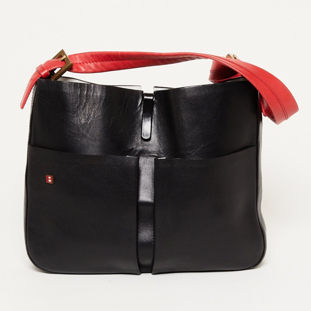 Vintage Bally Bag with Red Strap